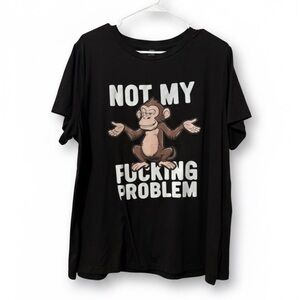 Black Graphic Women's T-Shirt